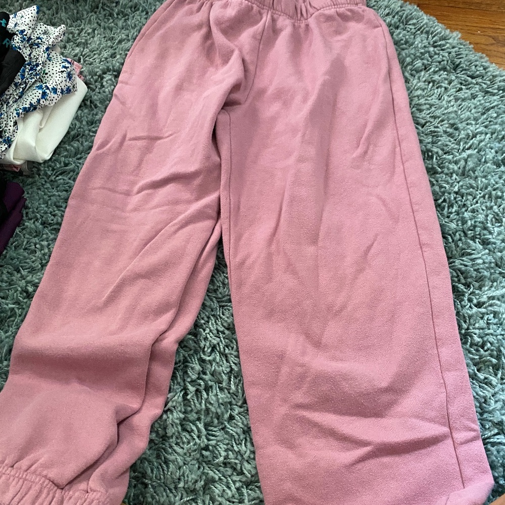 Pink sweatpants